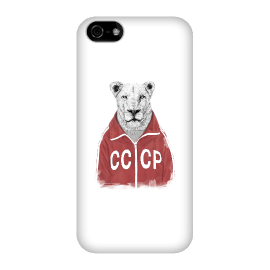 Balazs Solti CCCP Lion Phone Case for iPhone and Android - iPhone 5C - Snap Case - Gloss