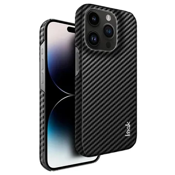Imak Ruiyi iPhone 14 Pro Coated Case - Carbon Fiber - Black