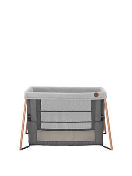 Maxi-Cosi Iris 2 In 1 Compact And Lightweight Travel Cot Essential Graphite