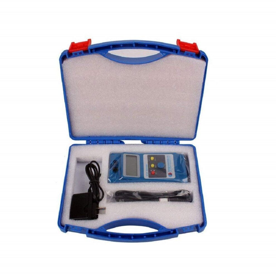 WT10A Portable LCD Gauss Meter Digital Meter Fluxmeter Surface Magnetic Field Tester with Ns Function & Metal Probe