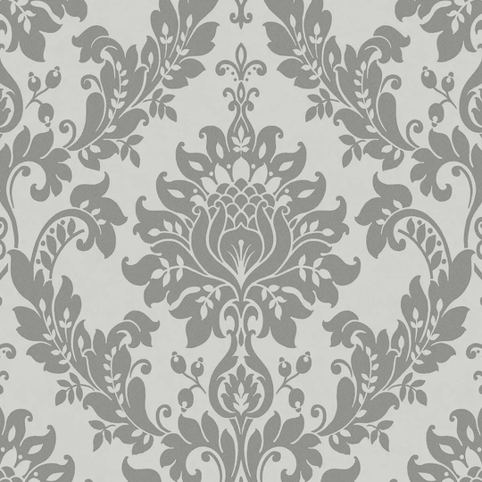 Holden Decor Clara Hw Vinyl Charcoal Glitter Wallpaper