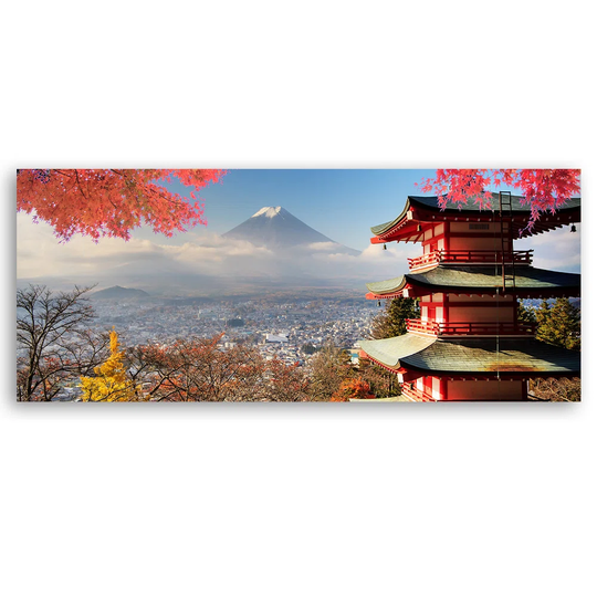 Canvas Print, Cities And Orange Architecture 16963