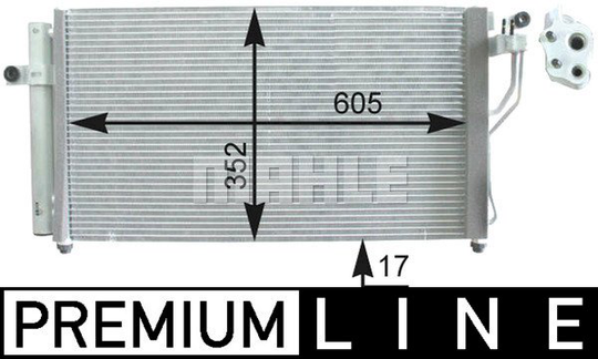 Condenser Air Conditioning 8FC351303-171 by BEHR