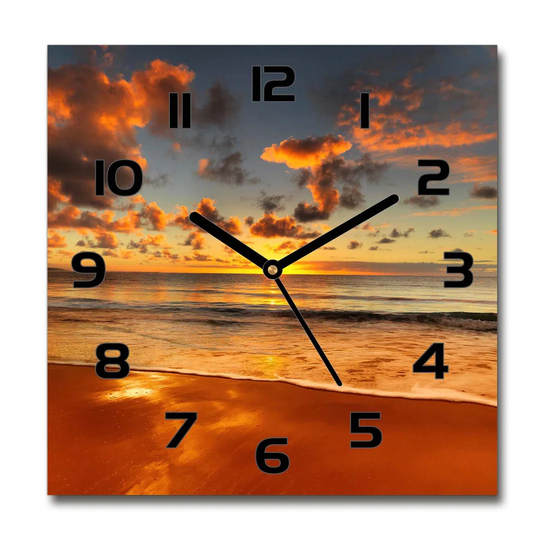 Hepza Australian Beach Silent Wall Clock