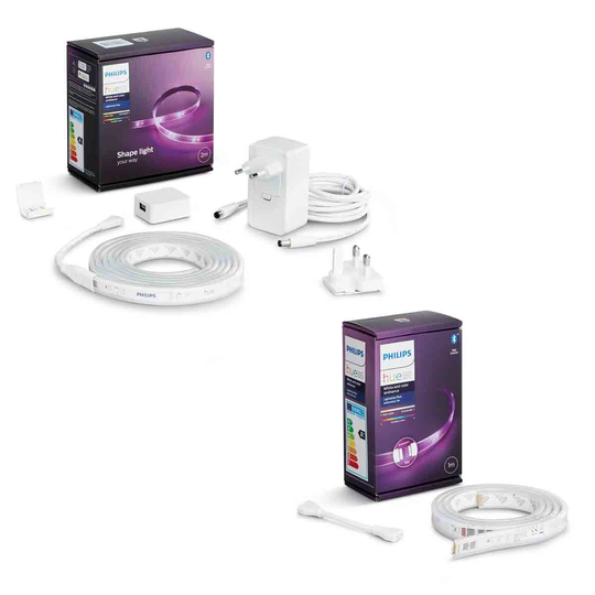 Philips Hue Lightstrips 2M+1M Extension Hard Bundle