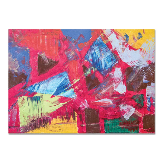 Ivy Bronx - Quadro - Brad Zimmerman - Tavolozza Patchwork - Vetro Acrilico - 70X50 - Pronto Da Appendere - Quadri Moderni Per La Casa