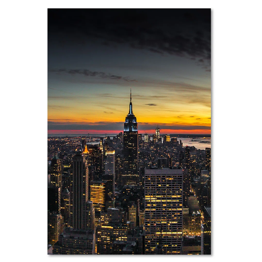 Canvas Print, Cities And Orange Architecture 16347