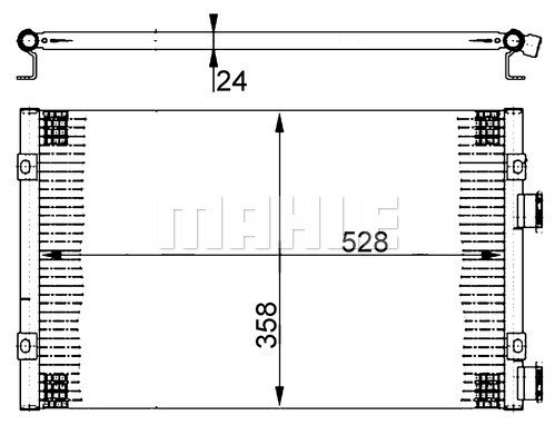 Condenser Air Conditioning 8FC351302-241 by BEHR