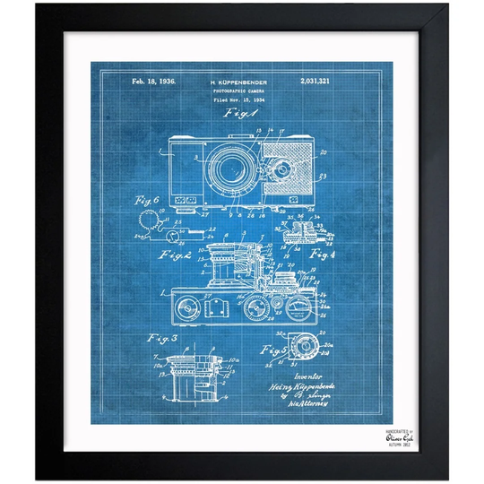 'Küppenbender Camera' Framed Graphic Art