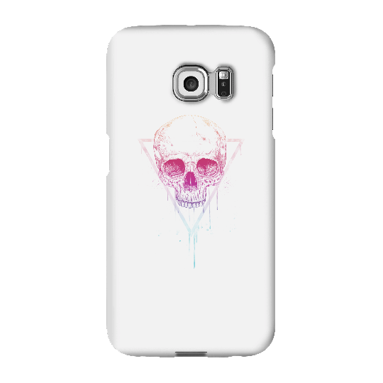Balazs Solti Colourful Skull Phone Case for iPhone and Android - Samsung S6 Edge - Snap Case - Gloss
