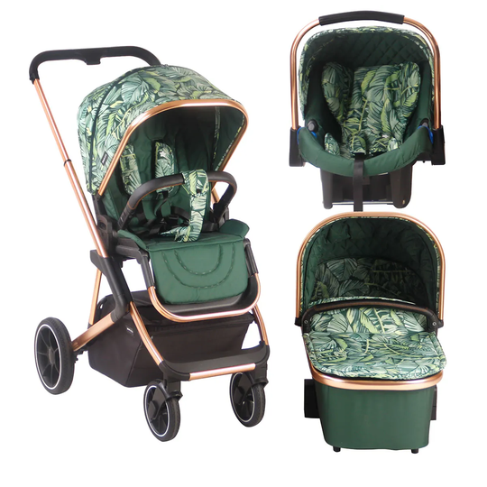 My Babiie Belgravia Calm Palm Travel System - Green