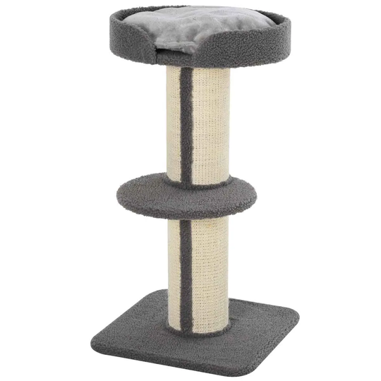 PawHut 2 Tier Cat Tree - Grey