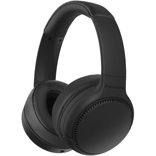 Panasonic RB-M300BE-K - Wireless Bluetooth Headphones (Voice Control, XBS Bass Boost, 1.2m Cable, Battery Life up to 50h) - Black