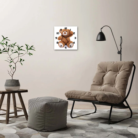 Jewa Teddy Bear Silent Wall Clock