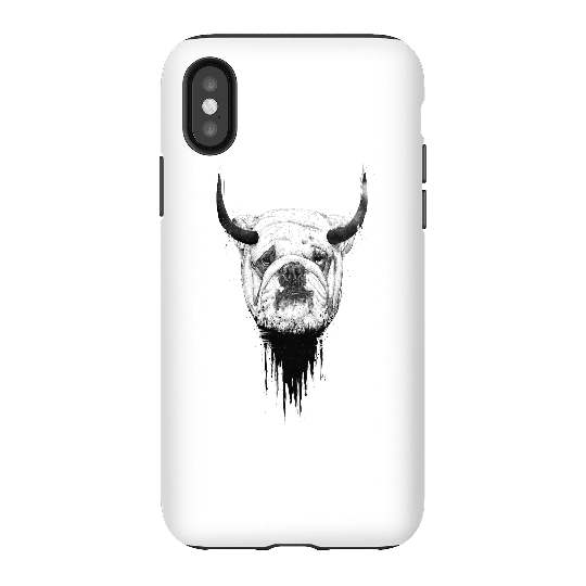 Balazs Solti English Bulldog Phone Case for iPhone and Android - iPhone X - Tough Case - Gloss