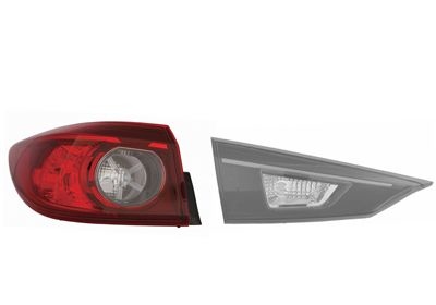 Combination Tail Light 2744931 Van Wezel 2744931