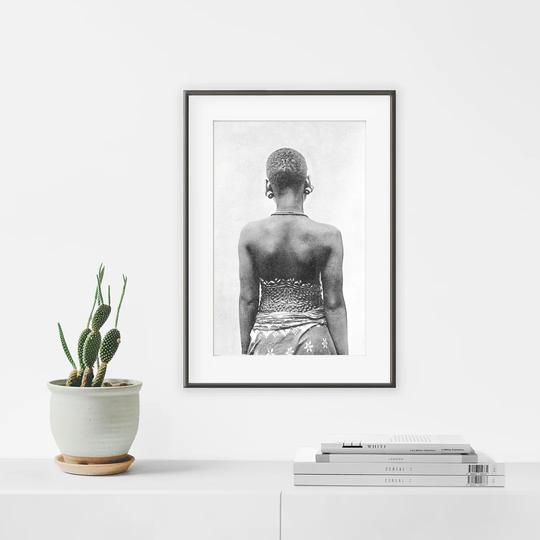 African Woman - Picture Frame Photograph Print on Paper