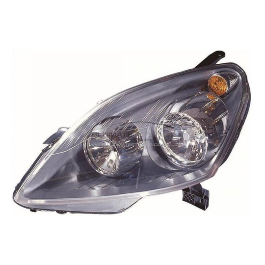 Vauxhall Zafira Mk2 MPV 2011-2014 Black Headlight Headlamp Passenger Side N/S