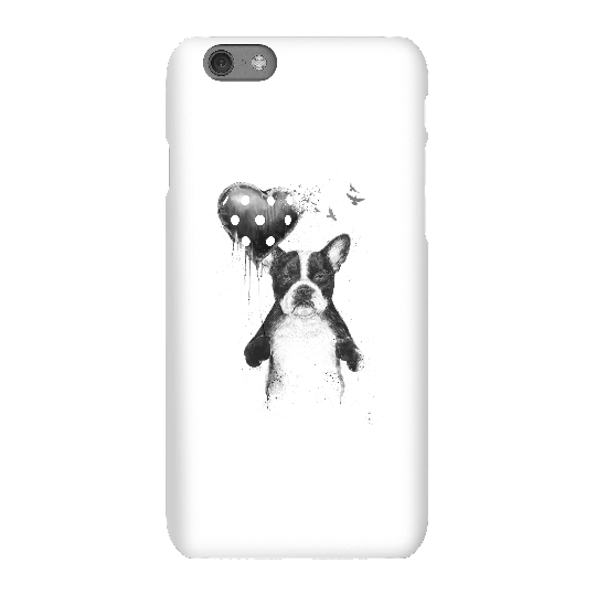 Balazs Solti Bulldog And Balloon Phone Case for iPhone and Android - iPhone 6S - Snap Case - Matte