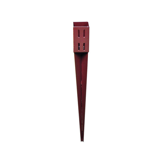 75mm x 75mm (3" x 3") Metal Garden Fence Post Holder / Spike