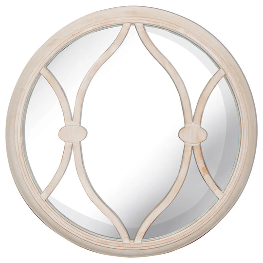 My Botanical Garden Round Wrought Iron Garden Mirror