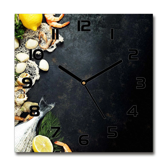Seafood Silent Wall Clock