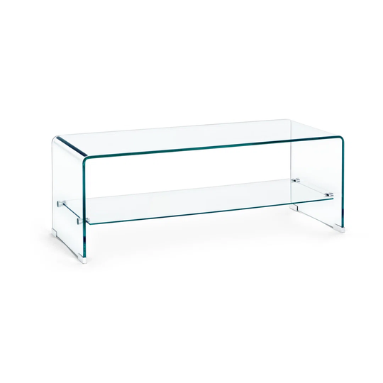 Elzada Rect Glass Coffee Table 2Sh 100X40