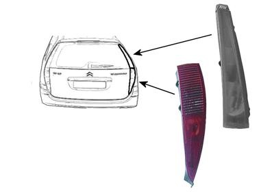 Tail Light RIGHT 3127670207008 Origineel 3127670207008