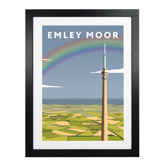 Emley Moor by Richard O'Neil - Graphic Art Print on Paper