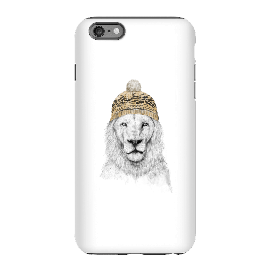Balazs Solti Lion With Hat Phone Case for iPhone and Android - iPhone 6 Plus - Tough Case - Gloss