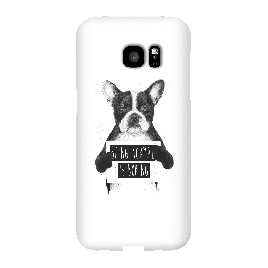 Balazs Solti Being Normal Is Boring Phone Case for iPhone and Android - Samsung S7 Edge - Snap Case - Matte