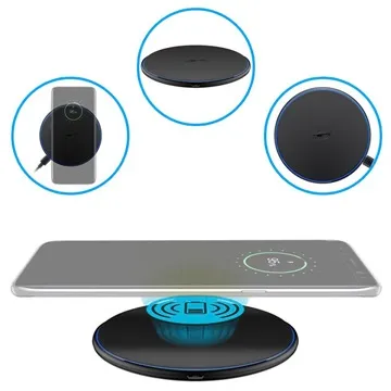 Goobay Fast Qi Wireless Charging Pad - 10W - Black