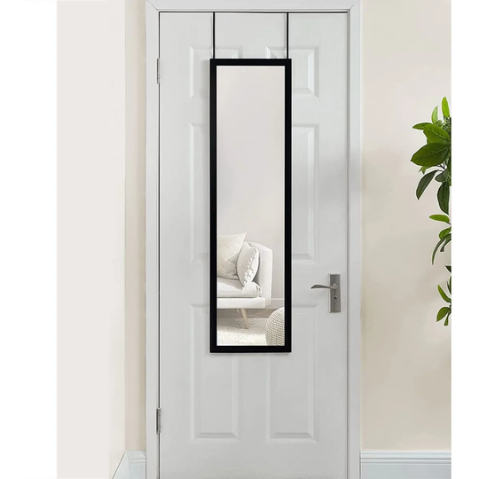 Vivo Over The Door Full Length Mirror - Black