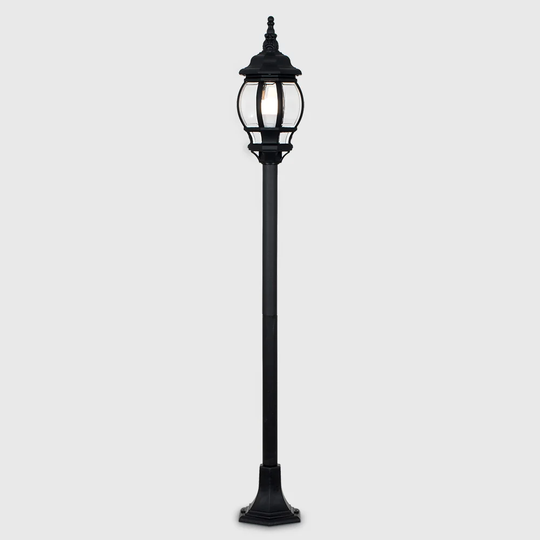 Windsor Black 42'' H Hardwired Lamp Post
