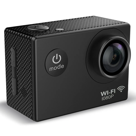 Mixx Action Camera AC10 with Mounting Accessories - Black