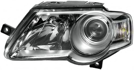 Headlight 1LL247014-041 by Hella Right