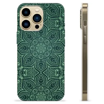 iPhone 13 Pro Max TPU Case - Green Mandala
