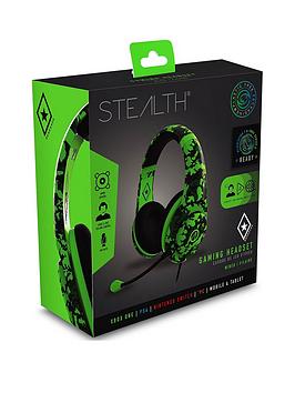 Stealth Renegade Gaming Headset For Xbox, Ps4/Ps5, Switch, Pc - Neon Green Camo