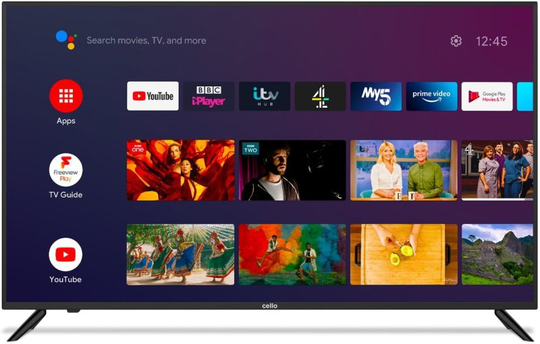 Cello C5020G-4K 50" 4K Ultra HD Android Smart TV with Google Assistant
