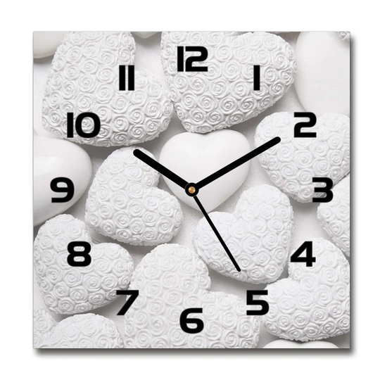 Jo-Ellen Hearts Silent Wall Clock