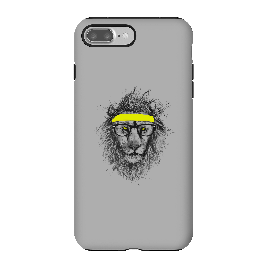 Balazs Solti Lion And Sweatband Phone Case for iPhone and Android - iPhone 7 Plus - Tough Case - Matte