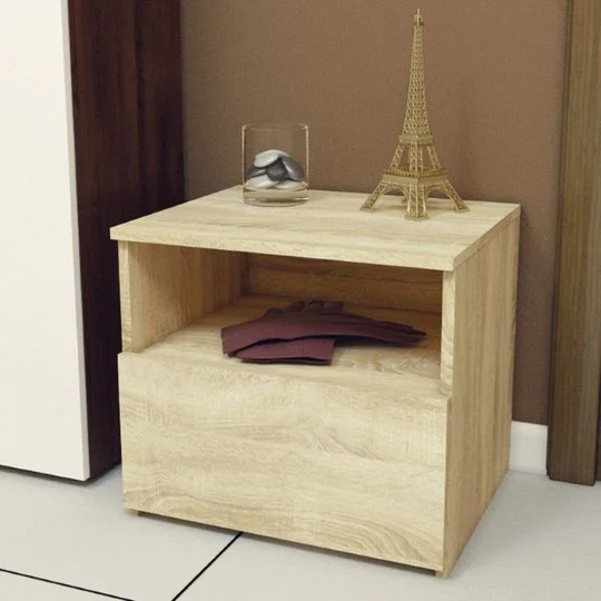 Sharen 1 Drawer Bedside Table