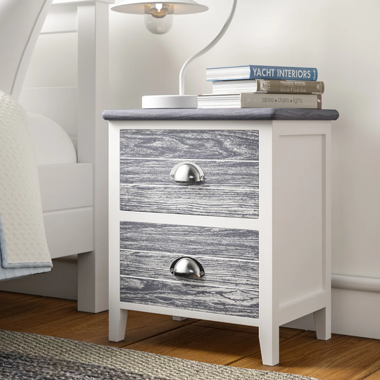 Worcester 2 Drawer Bedside Table