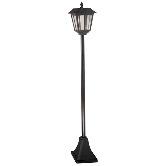 Smart Solar Metro Lamp Post - Black