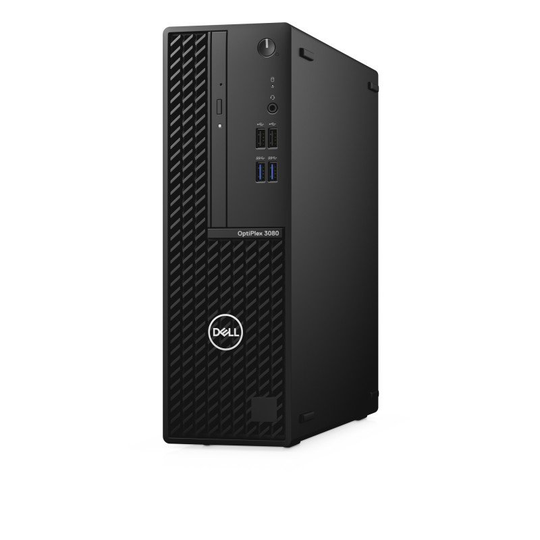 DELL OptiPlex 3080 DDR4-SDRAM i3-10105 SFF 10th gen Intel Core i3 8 GB 256 GB SSD Windows 10 Pro PC Black