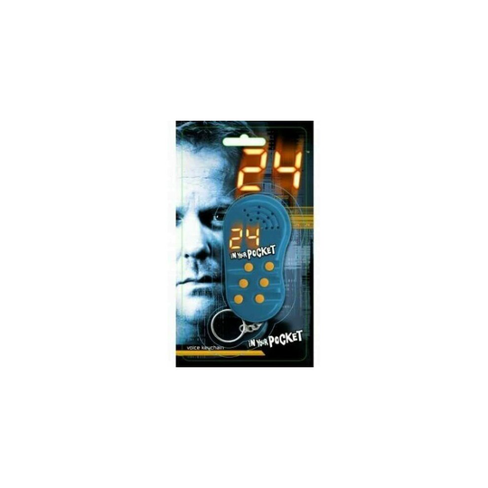 Official 24 Jack Bauer In Your Pocket Talking Voice 6 Phrase Keychain