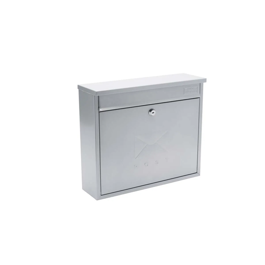 Burg-Wachter Elegance Postbox Silver
