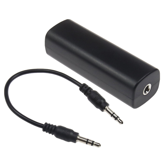 Ground Loop Noise Isolator Filter 3.5mm AUX Cable for Home Car Stereo Audio
