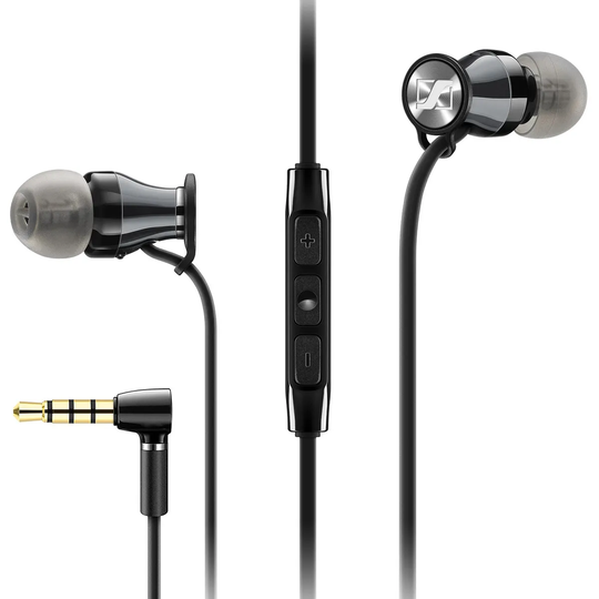 Sennheiser Momentum In-Ear Headphones for Apple IOS - Black/Chrome