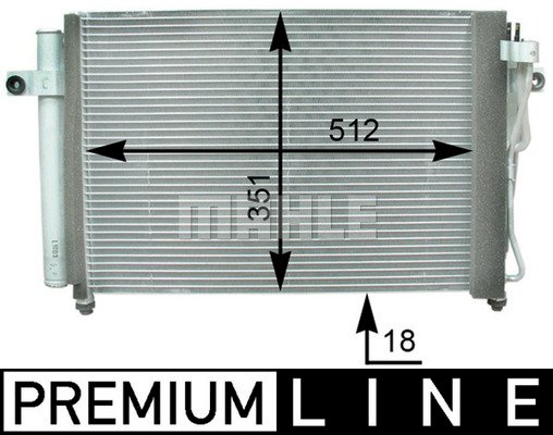 Condenser Air Conditioning 8FC351302-281 by BEHR